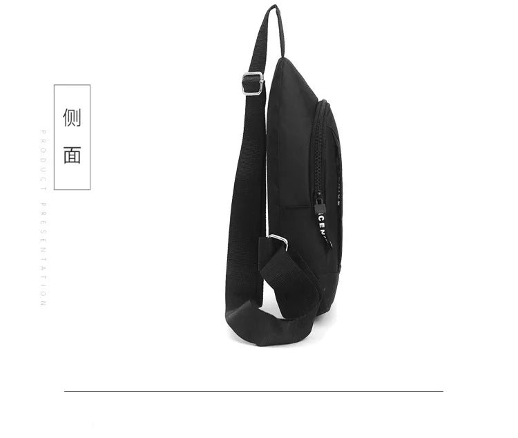 Men Fashion Multifunction Shoulder Bag Crossbody Bag On Shoulder Travel Sling Bag Pack Messenger Pack Chest Bag For Male