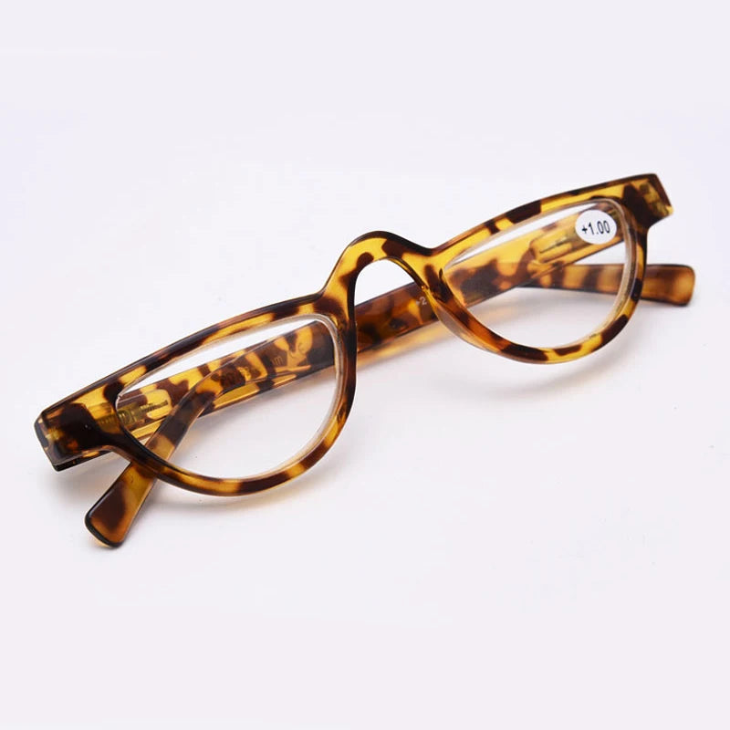 Ultralight Half Frame Reading Glasses Women Men Presbyopia Optical Eyeglasses Unisex Reading Eyewear Diopter +1.0to+3.5