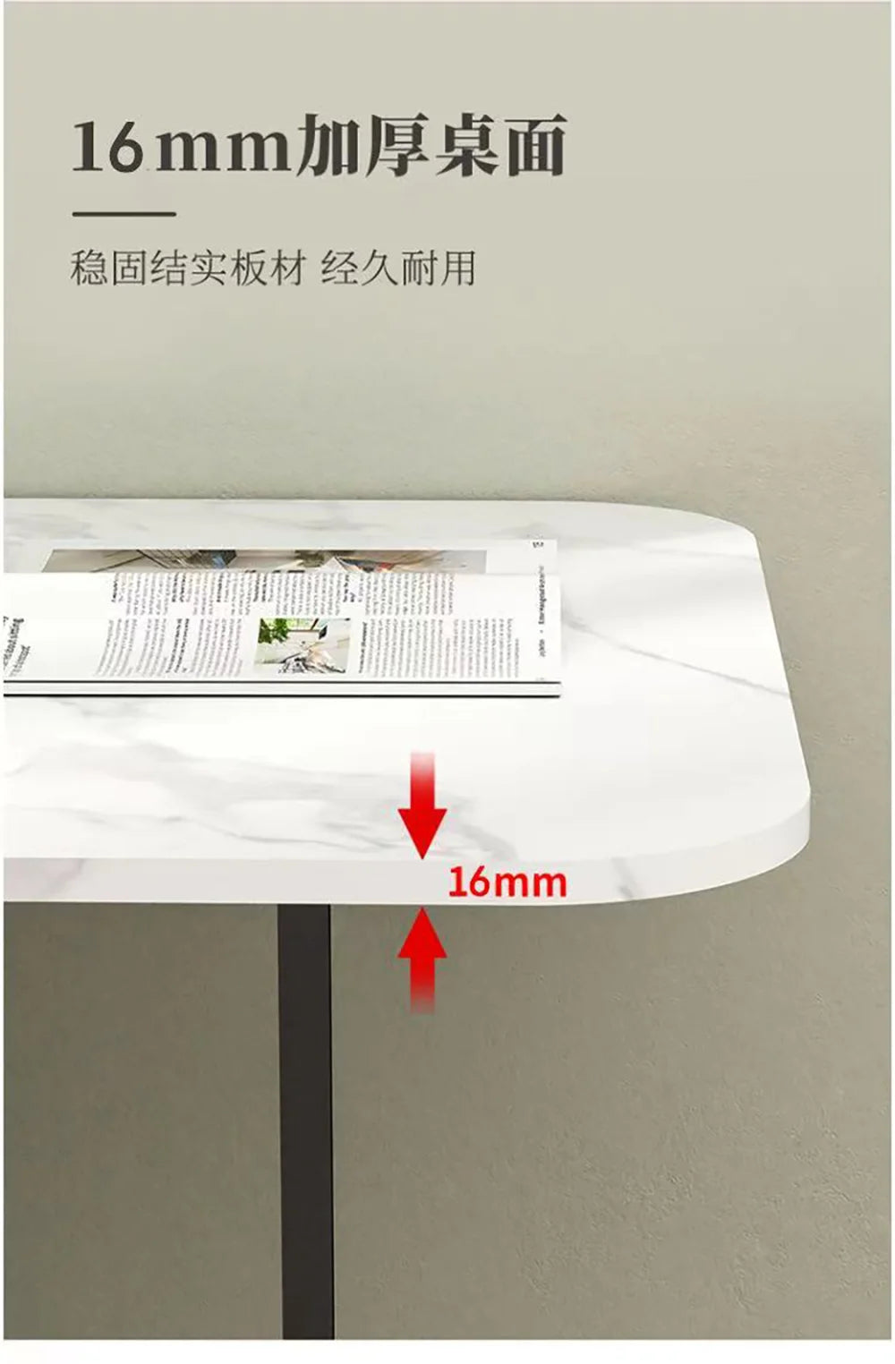 Folding Table, Solid Wood, Ultra-thin, Small Household Type, Installation Free, Simple Dining Table, Retractable, Mobile, Multi