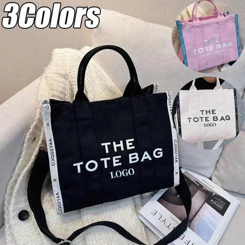 New Tote Bag Women's Fashion Fashionable Yankee Letter Handbag Foreign Trade Vintage Bags Side Single Shoulder Crossbody Bag