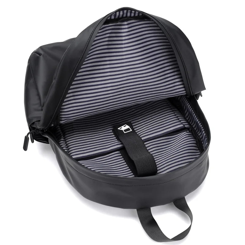 New Fashion Large Capacity Men's Backpack Laptop Bag Waterproof Fabric Student School Bag Hot Sale