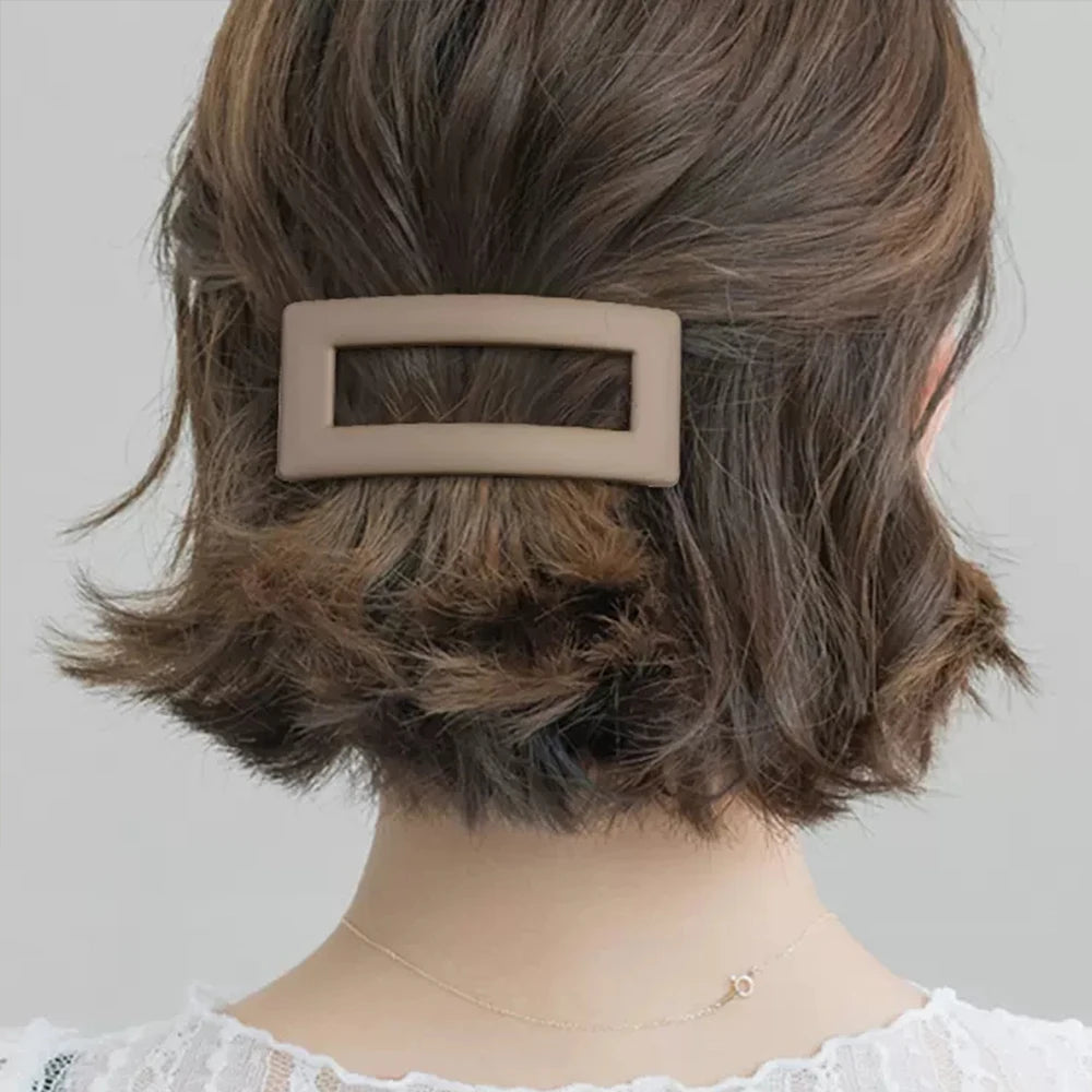 Pince à cheveux coréenne mate à ressort, élégante, pour queue de cheval, pour femmes et filles, épingles à cheveux, accessoires pour cheveux à la mode