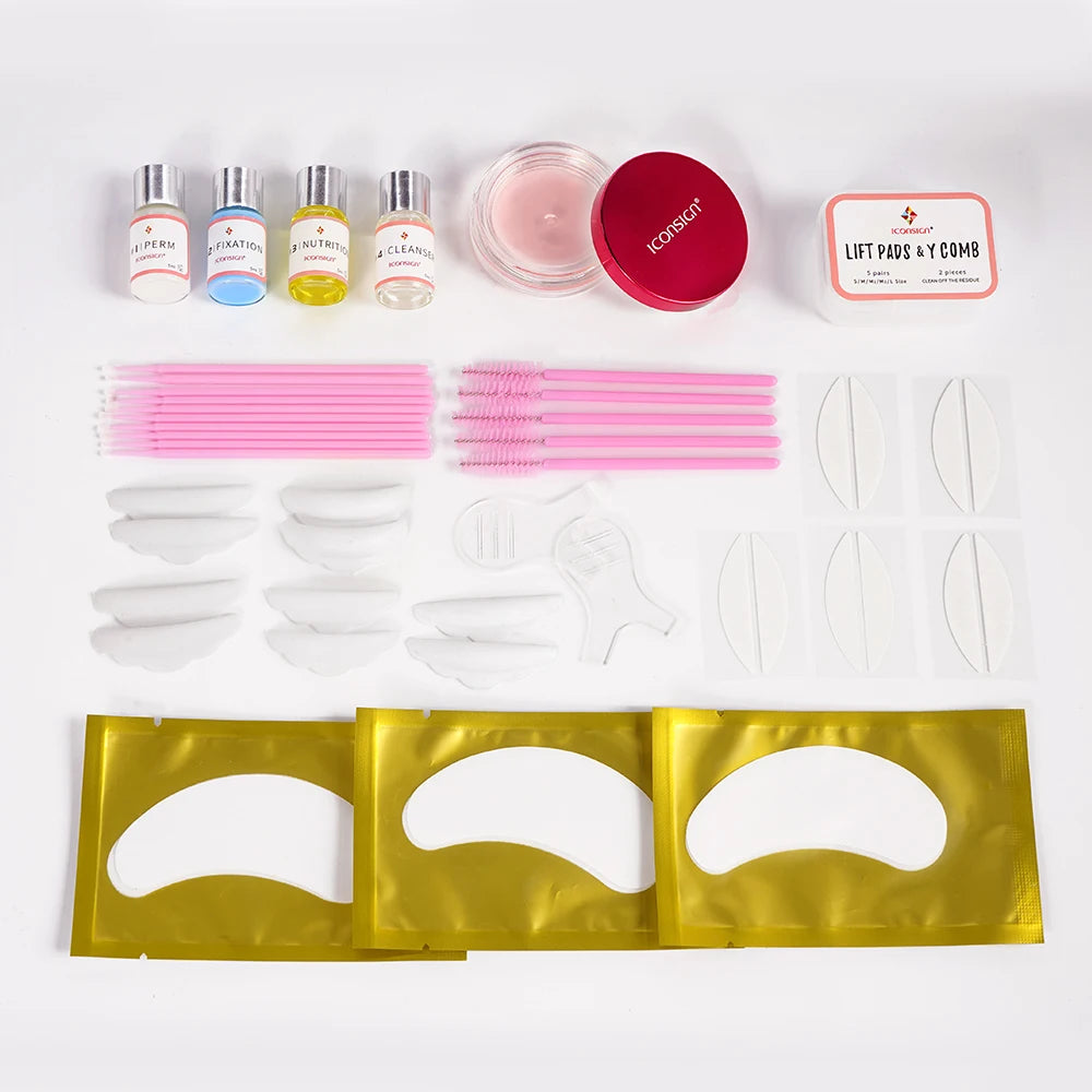 ICONSIGN Glue Balm Lash Lift Kit Eyelash Perming Kit Enhancer Curling Eye Lash Lifting For 30 to 45 Days Make Up Tools