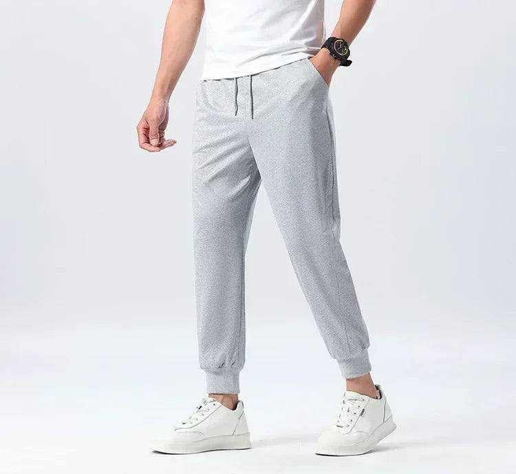 Pantalon de survêtement pour homme, nouveau modèle d'automne et d'hiver, avec lettres imprimées, style trapèze de basket-ball, leggings, pantalon de survêtement en coton, pantalon décontracté de grande marque