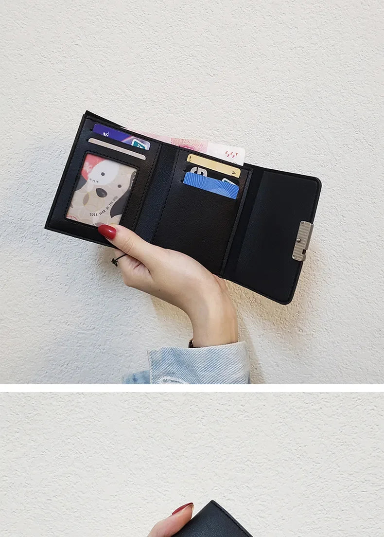 Women's Wallet Short Women Coin Purse Wallets For Woman Card Holder Small Ladies Wallet Female Hasp Mini Clutch For Girl