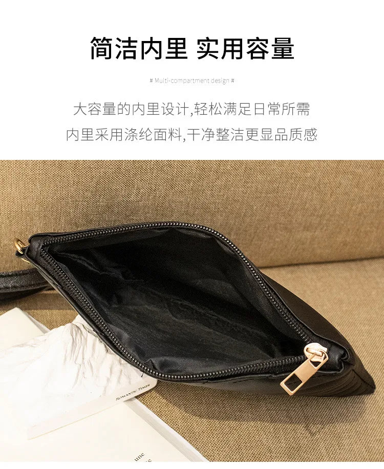 Fashion Embroidery Women Envelope Clutch Bag Ladies Evening Party Large Capacity Clutches Handbag PU Leather Phone Purses Bolsas