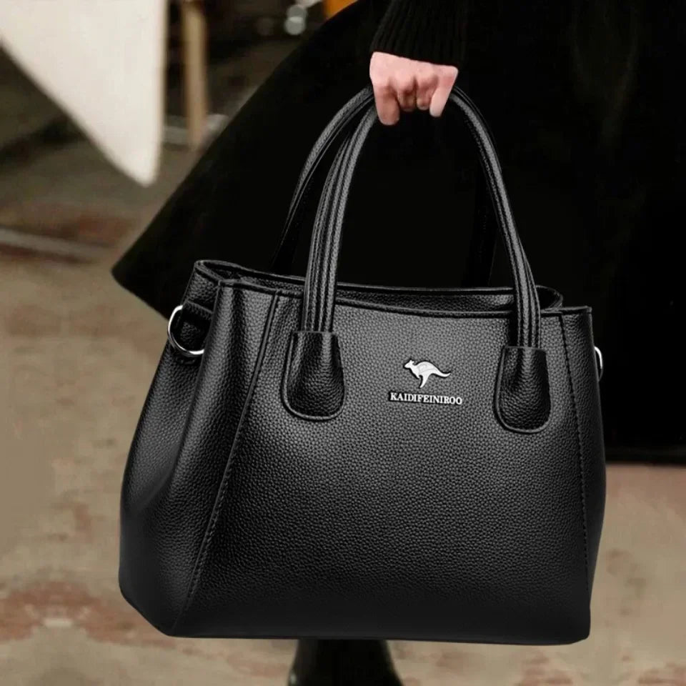 Real Women Soft Leather Shoulder Bags Luxury Women's Bag High Quality Ladies Handbag Fashion Female Messenger Bag Large Tote Sac