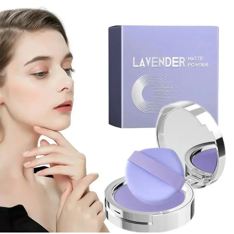 Blue Sky Setting Powder Cake Natural Long-Lasting Oil Control Face Foundation Waterproof Matte Compact  Loose Powder Makeup