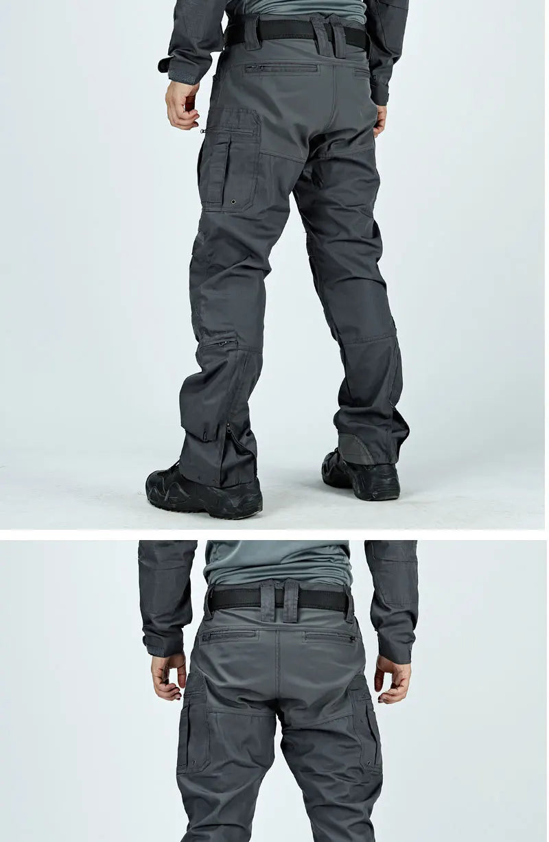 Pantalon cargo imperméable pour homme, pantalon tactique d'entraînement militaire, pantalon de combat, multi-poches, résistant à l'usure, pantalon pour homme, randonnée en plein air