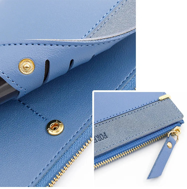 2024 New Long Women Wallets Clutch Zipper Coin Pocket Name Engraved Female Wallet Large Capacity Card Holder Brand Women's Purse