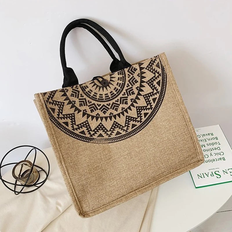 Canvas Handbags For Women Fashion Tote Beach Bags Reusable Shopping Bags