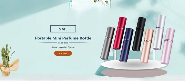 Flacon de recharge de parfum 5/8 ml, mini vaporisateur portable rechargeable, pompe à parfum, conteneurs cosmétiques vides, atomiseur pour outil de voyage