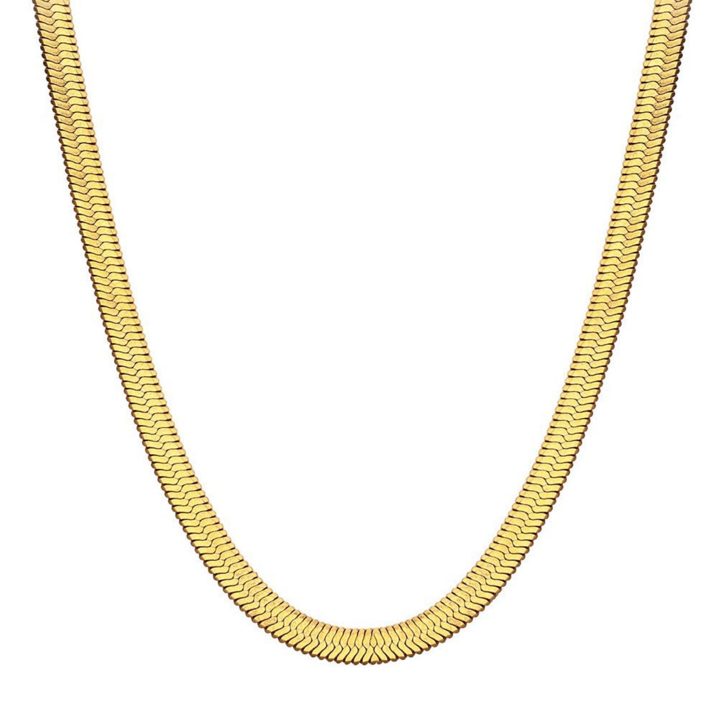 Un collier chaîne plaquée or chaîne en os clavicule collier pour femme collier simple à la mode pour collier de perles avec breloques