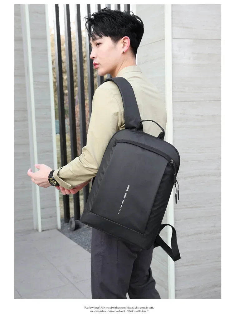 Men's Waterproof Backpack Ultra Lightweight Back Bag for Men Backpack Book Bag Men's Stylish Backpack 15.6" Notebook