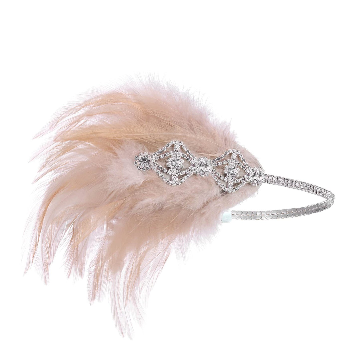 Women 20s Great Gatsby Party Costume Flapper Headband Pearl Necklace Glove 1920s Great Gatsby Headpiece Accessories Set