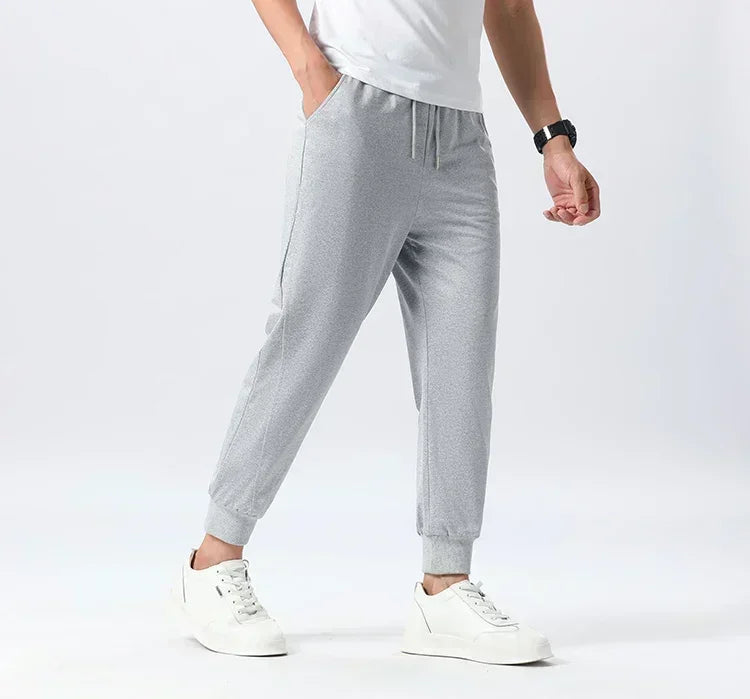 Pantalon de survêtement pour homme, nouveau modèle d'automne et d'hiver, avec lettres imprimées, style trapèze de basket-ball, leggings, pantalon de survêtement en coton, pantalon décontracté de grande marque