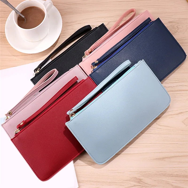 New Fashion Pu Leather Women Wallet Clutch Women's Purse Best Phone Wallet Female Case Phone Pocket Purse Coin Bag