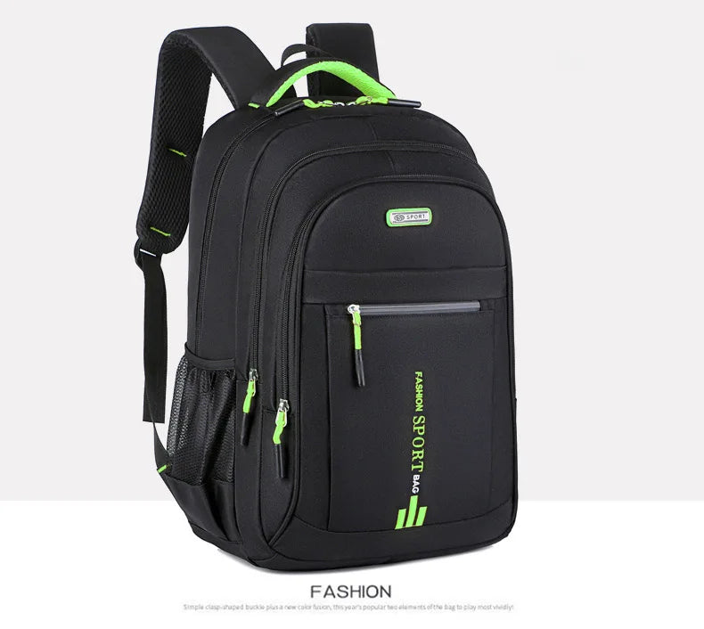 Men's Backpacks Oxford Waterproof Rucksack Business Computer Bag Casual Backpack Senior High School Student Schoolbag Large Capa