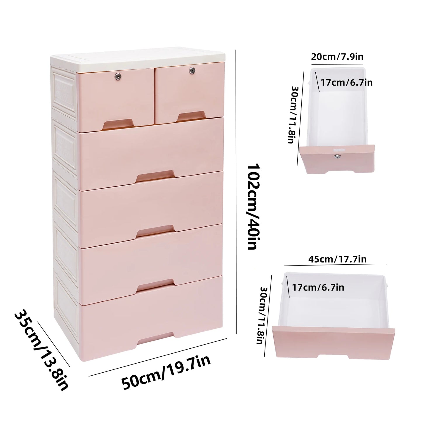 Organizer Plastic Storage Dresser Boxs Living Room Cabinet Bedroom Drawers 6 Drawer Clothes Organizer Tower Cabinets Lockable