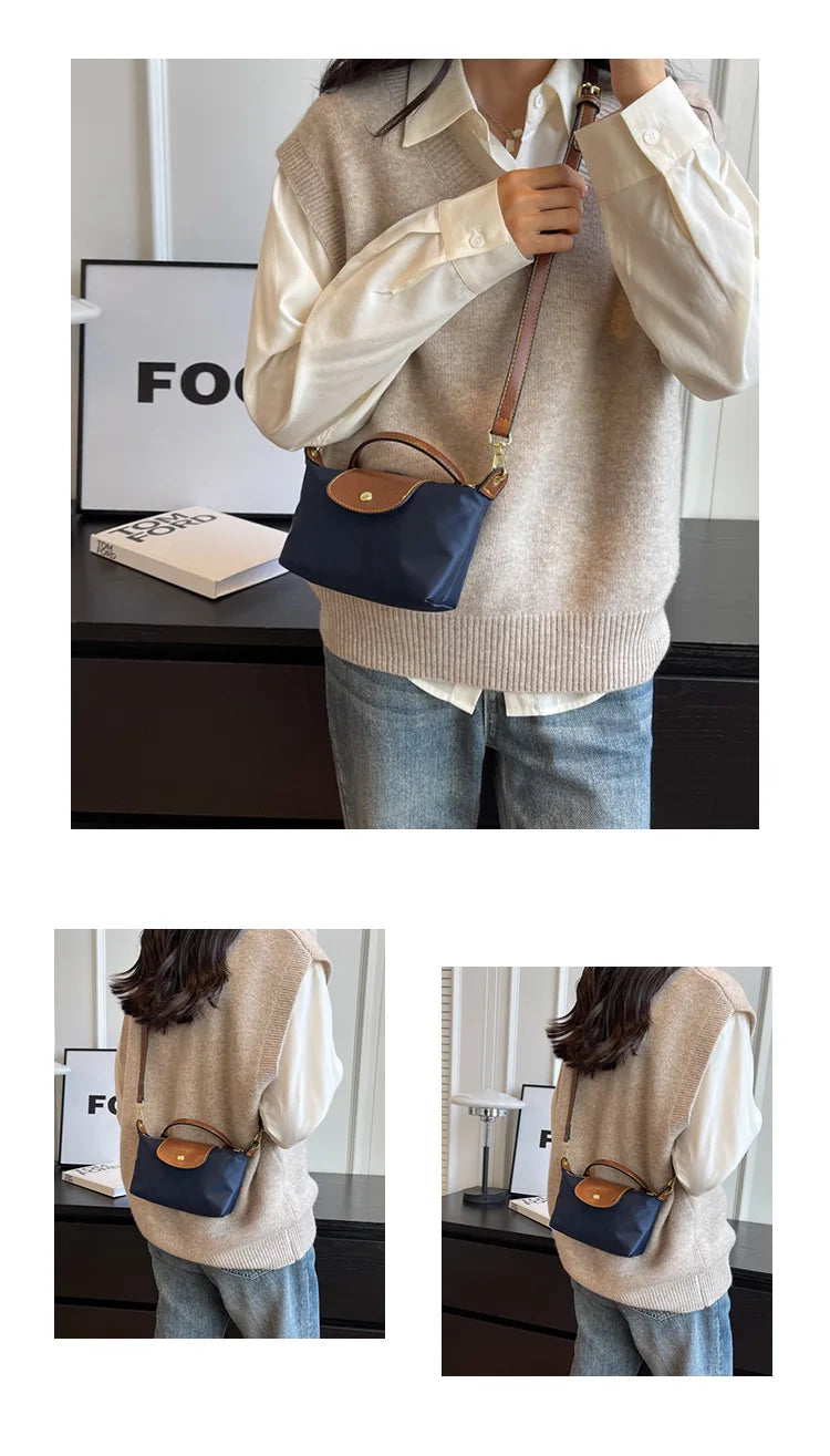 Retro Fashion Trend Hundreds of Shoulder Crossbody Women's Bag 2024 Early Spring New Niche Foreign Premium Feeling Handbag