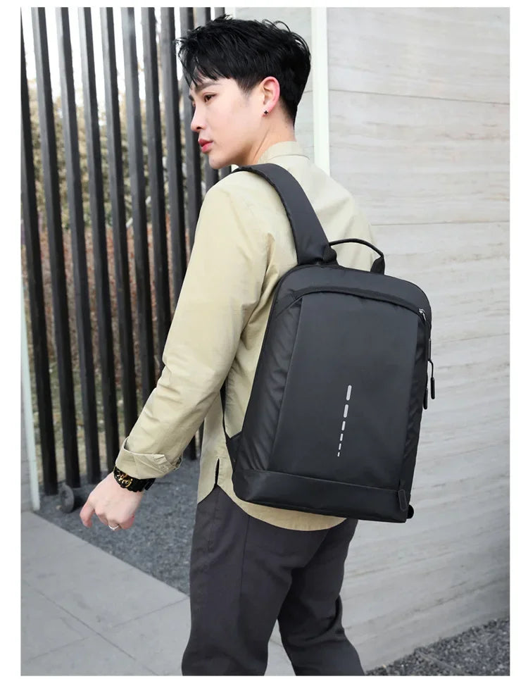 Men's Waterproof Backpack Ultra Lightweight Back Bag for Men Backpack Book Bag Men's Stylish Backpack 15.6" Notebook