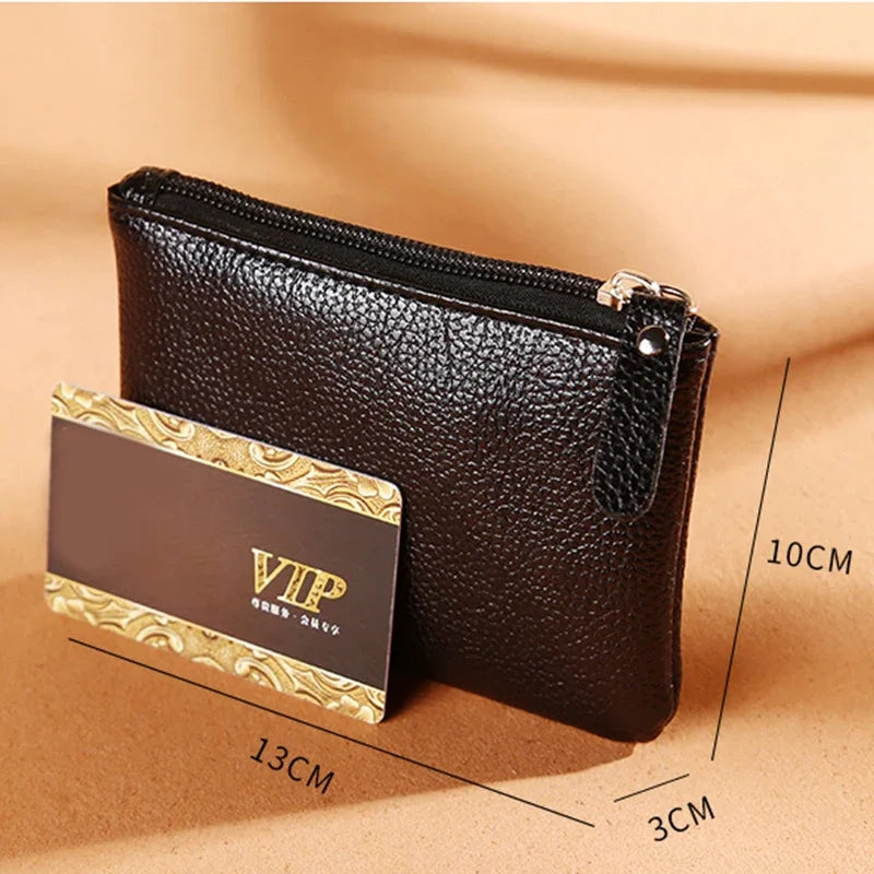 New Mini Wallet Luxury Brand Designer Women Coin Purse Red Black Female PU Leather Small Hand Bag Cash Pouch Card Holder