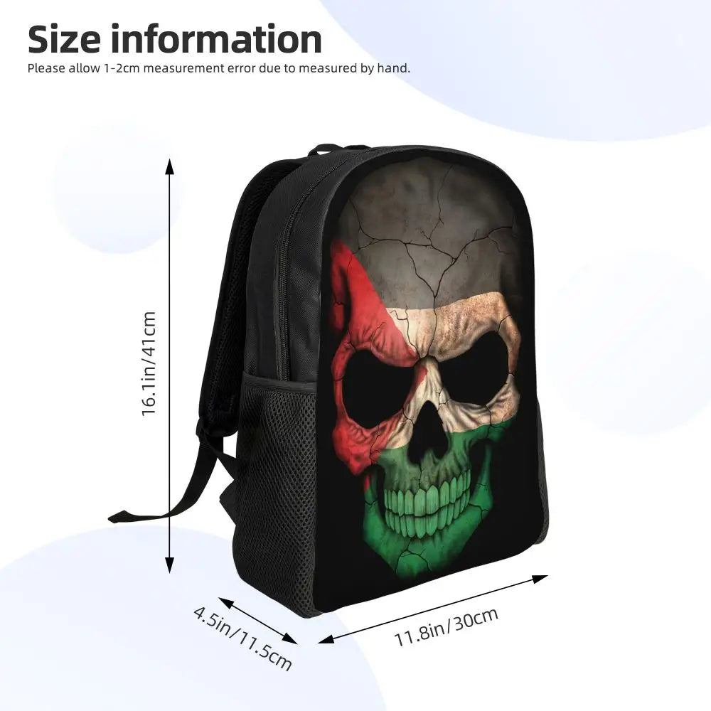 Custom Palestinians Keffiyeh Pattern Backpack for Women Men Waterproof College School Tradition Bag Print Bookbags