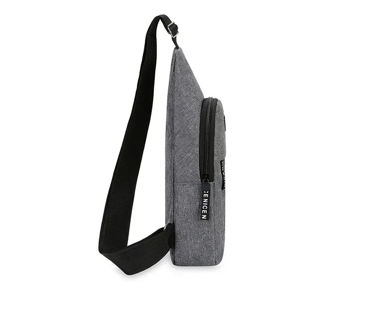 Chest Bag Men's One Shoulder Crossbody Bag Large Capacity Outdoor Sports And Leisure Fashion Small Shoulder Bag Large Capacit