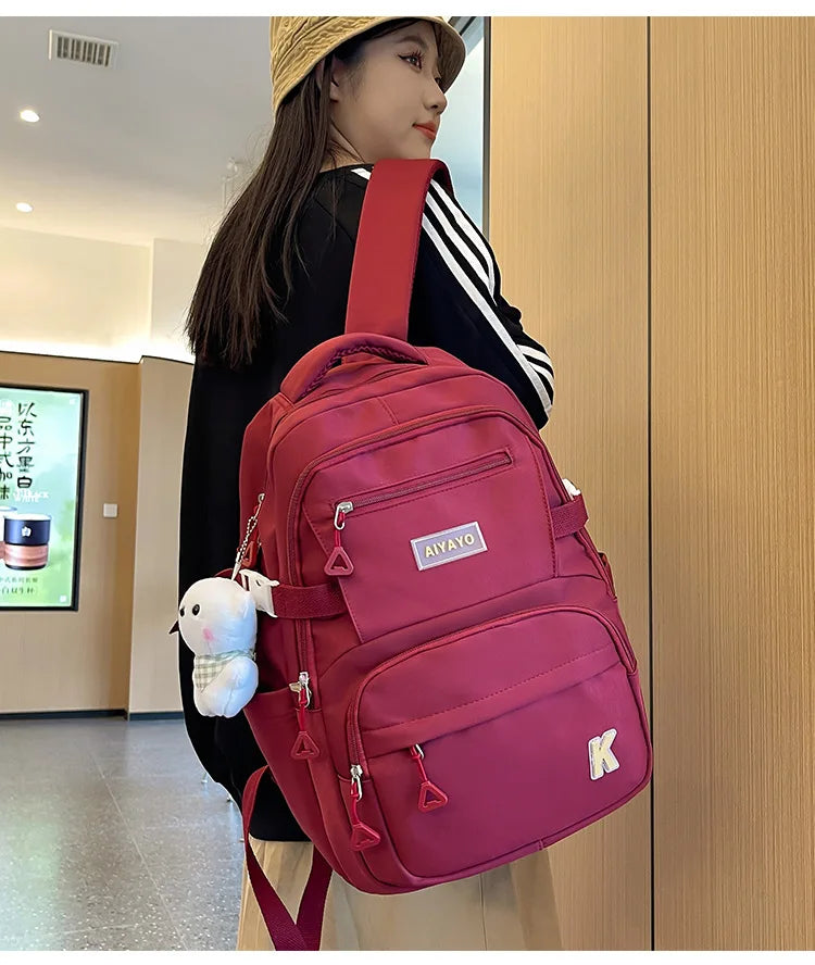 Women's Bag Backpacks Woman Bags Backpack Bagpacks Travel Female Back Pack Mens Ita Ladies 2024 Kawaii Multifinonal School Trend