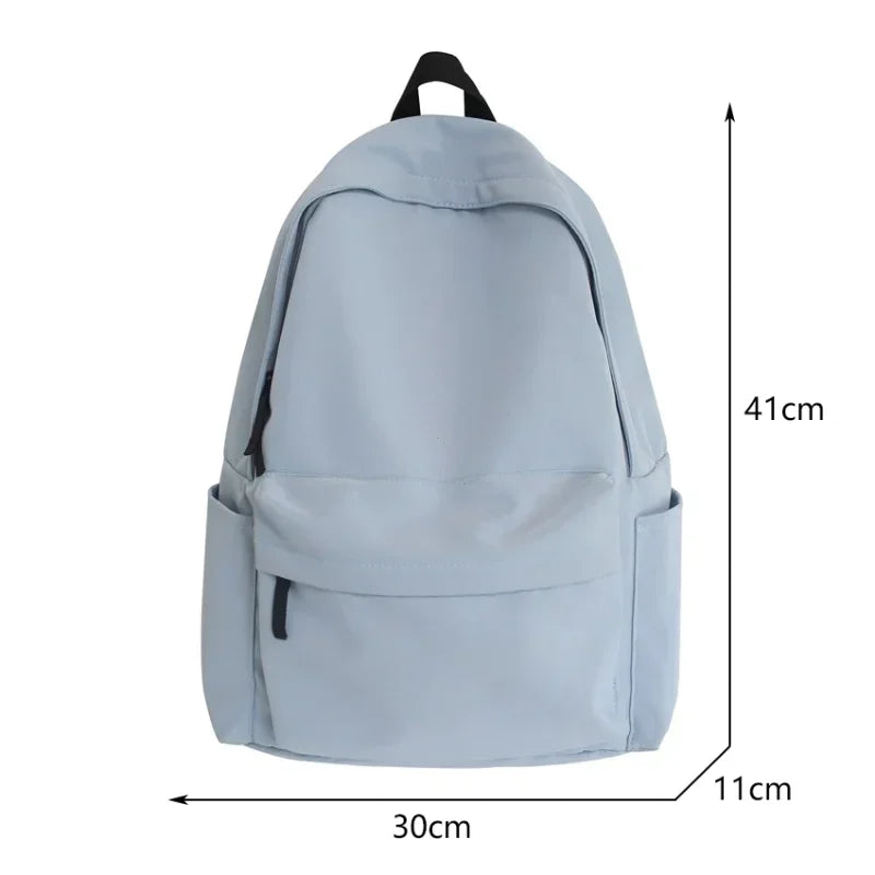 Black Grey White Red Versatile Backpack High Quality Large Capacity Waterproof Travel Bag Washable Nylon Computer Bag Unisex