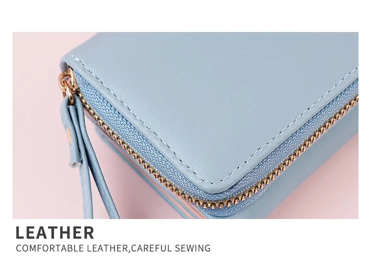 Small Women's Wallet Solid Short Pu Leather Female Wallets Hasp Coin Purse Card Holders for Girls Student 2024 Clutch Money Bag