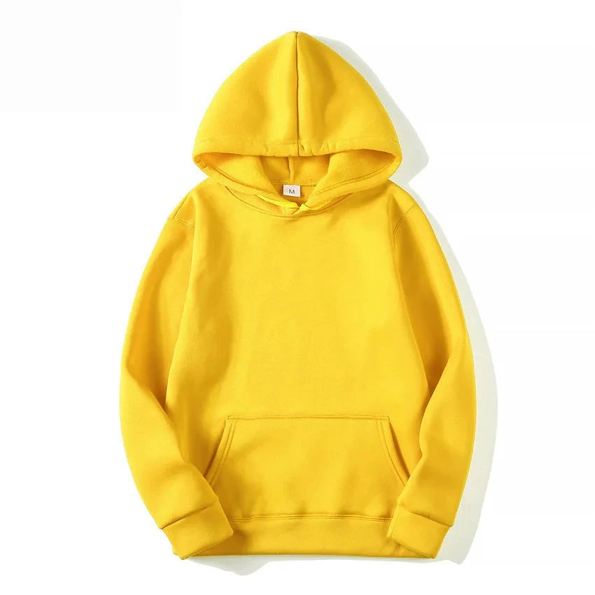 Fashion Men's Women's Hoodies Spring Autumn Winter Casual Hoodies Sweatshirts Men Tops Solid Color Hoodie Sweatshirt Male