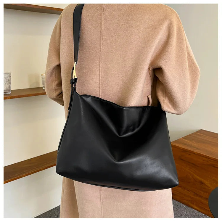 Large Capacity Designer Luxury Bag Leather Bolsas Bags for Women Travel Women's Female Tote Shoulder Handbag 2023 Trend Shopper