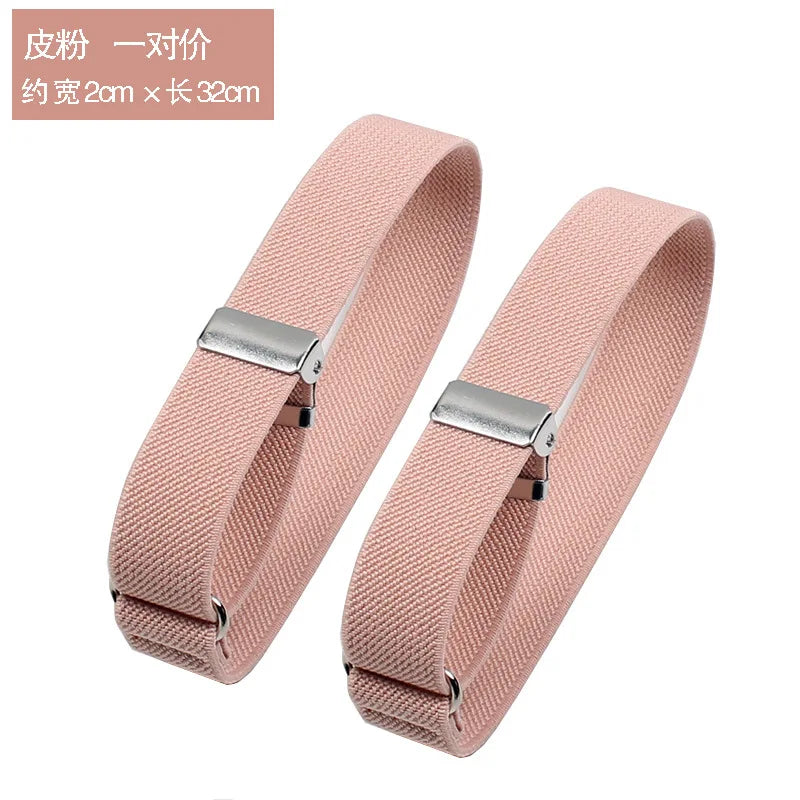 1Pair Elastic Armband Shirt Sleeve Holder Women Men Fashion Adjustable Arm Cuffs Bands for Party Wedding Clothing Accessories