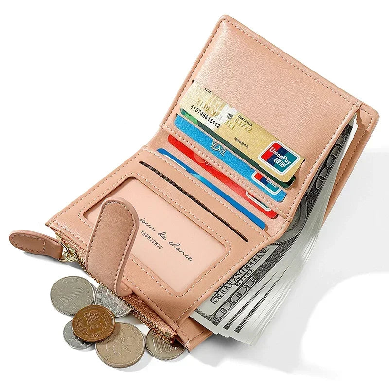 Women Stone Pattern Small Wallets PU Leather Coin Pures Ladies Popular Card Holder Mini New Design Standard Purses for Women