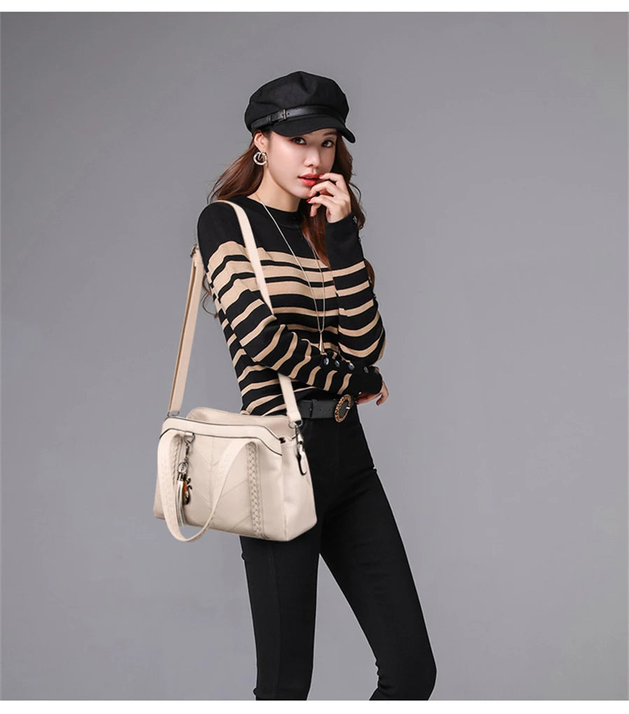 women Luxury Handbags for Women Leather Bag High Quality Sheepskin Female Shoulder bags Famous designer crossbody bag Sac a main