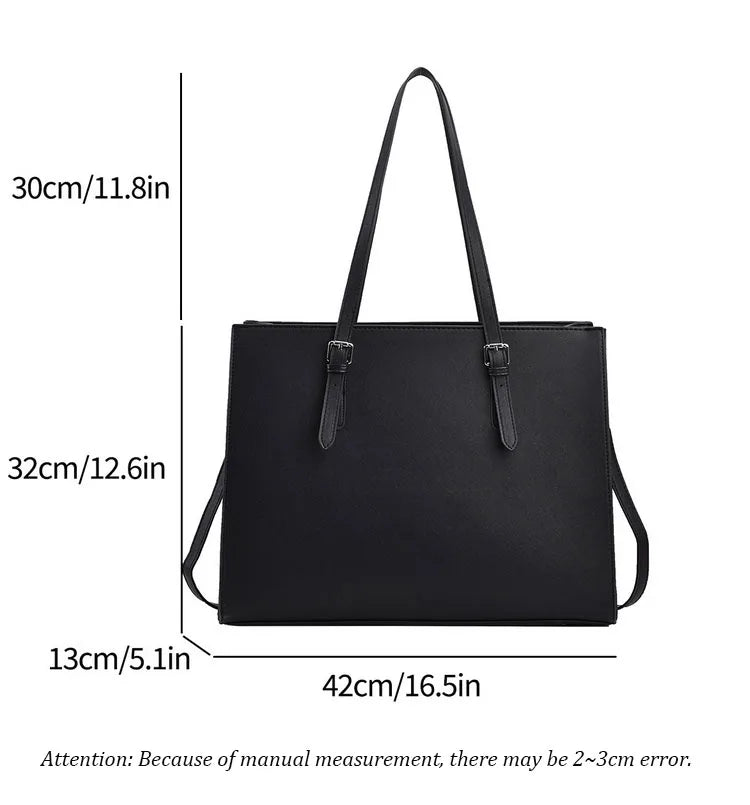 New Women Retro Tote Bags Messenger Handbag High Quality PU Leather Shoulder Bag Big Casual Crossbody Bag