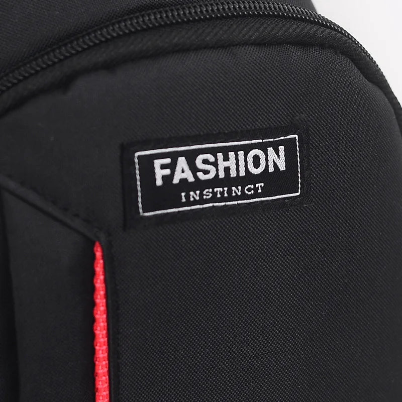 Men Fashion Multifunction Shoulder Bag Crossbody Bag On Shoulder Travel Sling Bag Pack Messenger Pack Chest Bag For Male