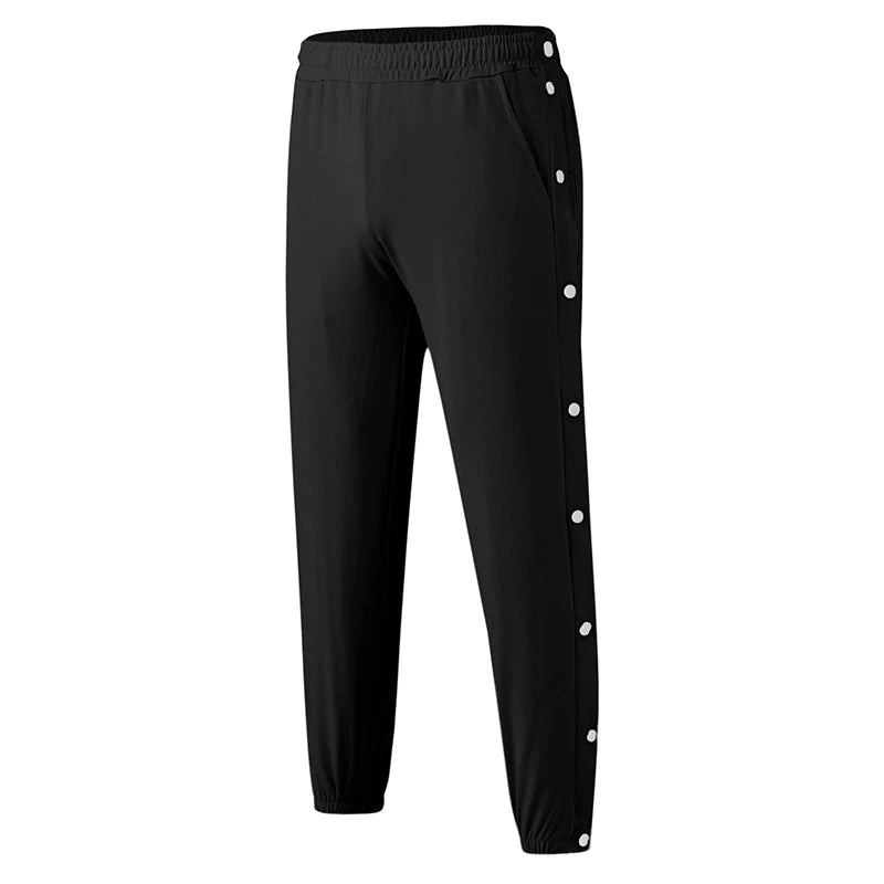 Men Sweatpants Fashion Sportswear Drawstring Straight Track Pants Casual Loose Trousers Mesh fabric Breathable quick drying