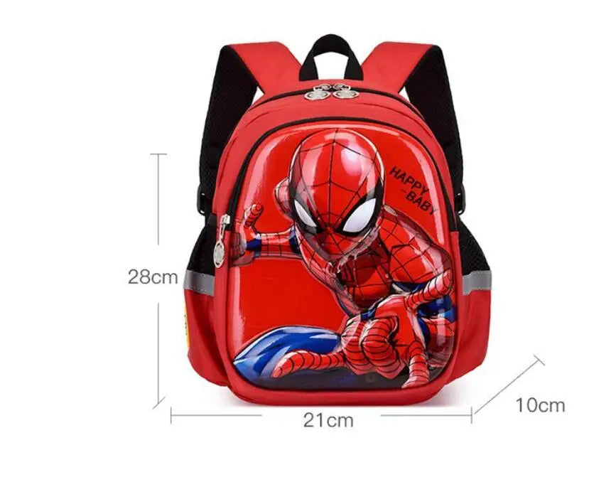 Spiderman Backpack Children Schoolbag Cartoon Anime Backpack Girls Boys Kindergarten Schoolbag Kids Gift