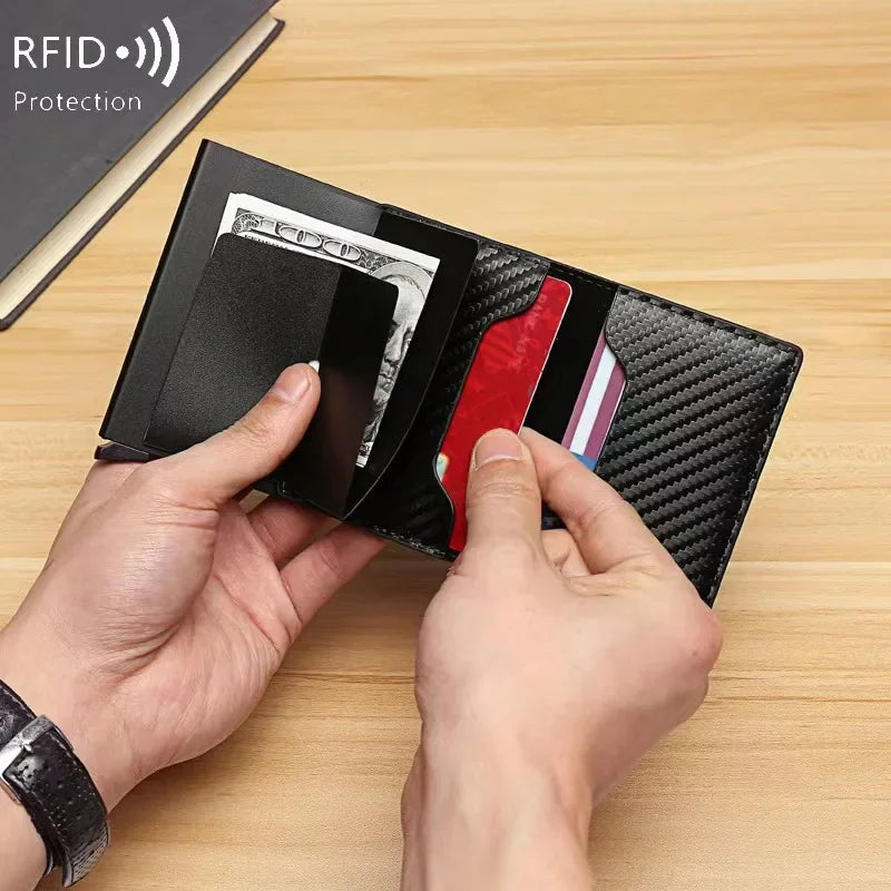 For Audi a3 a4 a5 a6 a7 a8 Q3 Q4 Q5 Q6 Q7 b8 b6 Rfid Credit Card Holder Men Wallets Bank Cardholder Leather Wallets