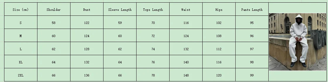 Casual Solid Couple's Hooded Sweatshirt And Loose Sweatpants 2 Piece Suit Male Autumn Jogging Sweatshirt Trousers Outfits Suits