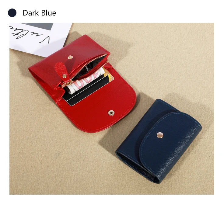 Practical Women's Small Card Wallet Simple and Fashionable Small Card Bag School Girls' Coin Wallet