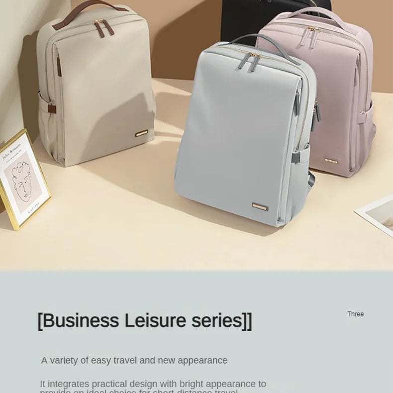 GOLF Women's Backpack Fashion New Travel Simple Business Large Capacity Laptop 15.6 inch Casual Student Backpack Women