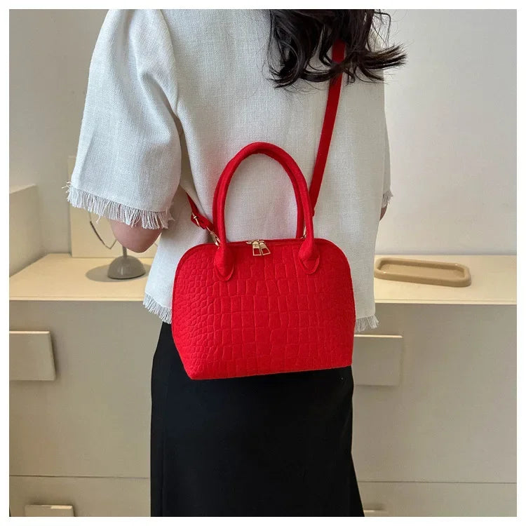 New Leisure Commuter Crossbody Bag for Women Shell Bag Fashion Simple Handbag Shoulder Bag Women Purse Сумка Женская