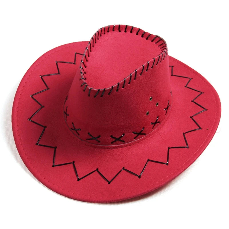 Fashion Simple Kids Cowboy Hat Western Child Cowgirl Hats Halloween & Birthday Costumes Accessories Holiday Decorations