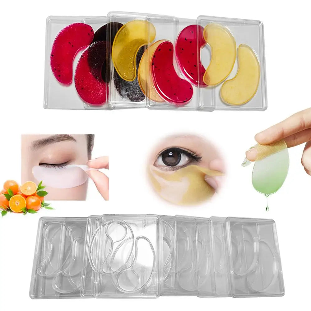 Lot de 12 ou 24 moules réutilisables pour cache-œil faits maison, transparents, pour la maison ou le salon