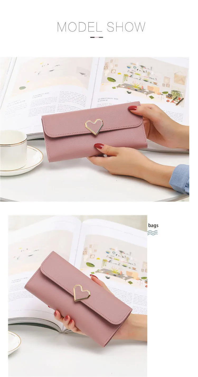 2024 Long Women Wallets Free Name Customized Lady's New Fashion High Quality PU Female Purse Photo Holder Wallet For Girls