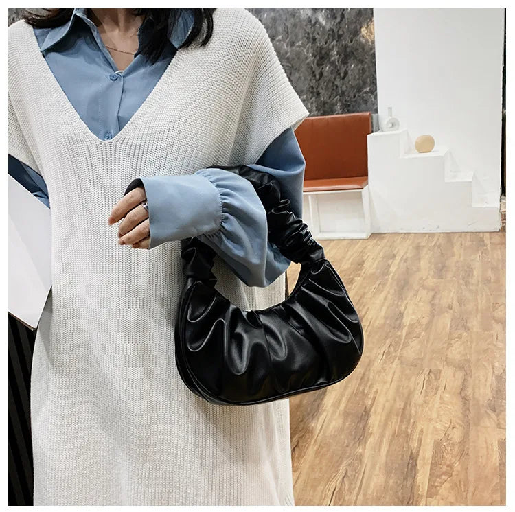 Cloud Pleated Handlebags Designer Handbag Women's Single Crossbody Dumpling Tote Armpit Bag Shopping Shoulder Bags Underarm Bag