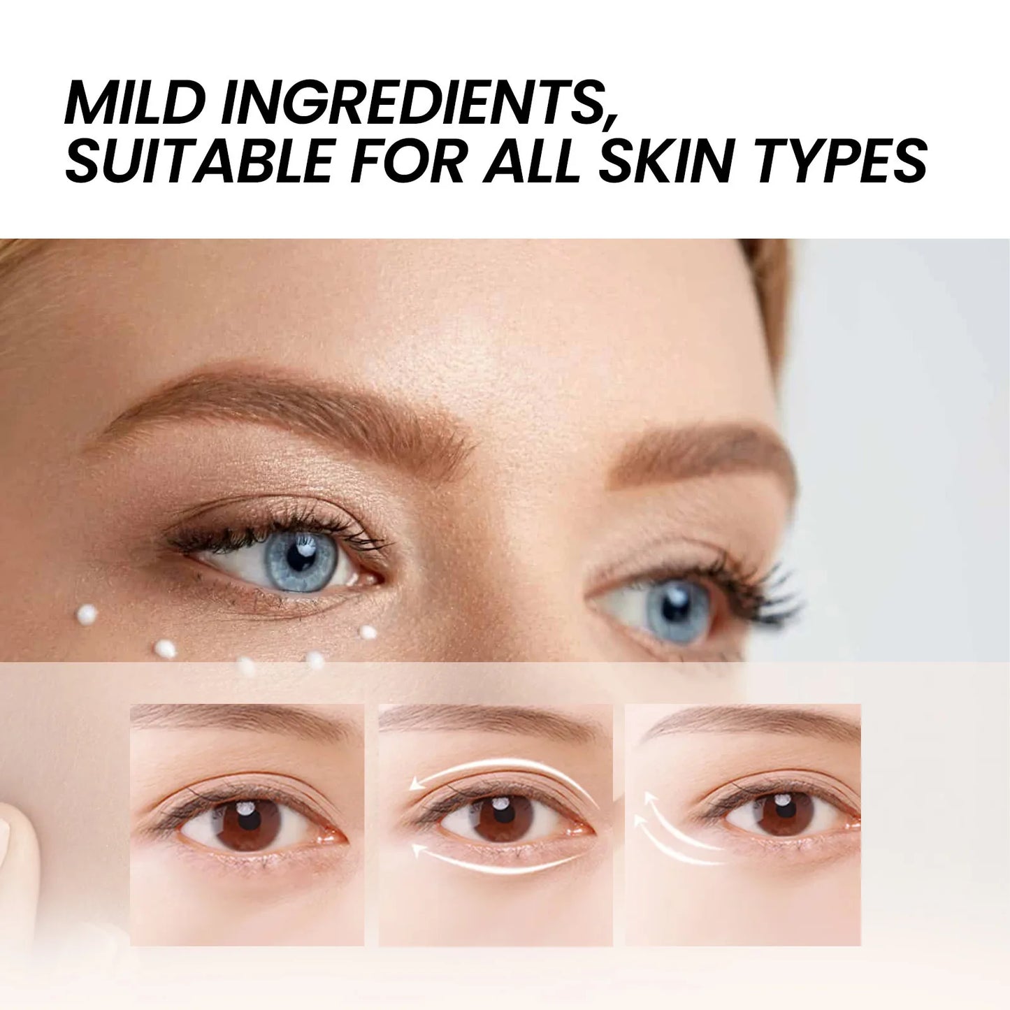 Firming Eye Cream Remove Wr-inkles Puffiness Smoothing Eye Bags Lighten Dark Circles Fine Lines Whitening Anti Aging Eye Cream